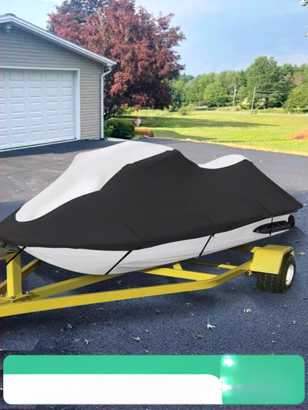 600D Oksfordas auduma ūdens motorlaivas pārsegs Ātrlaivas pārsegs Laivas pārsegs Visu sezonu universāls sabiezināts ūdensnecaurlaidīgs un putekļus necaurlaidīgs aizsargapvalks