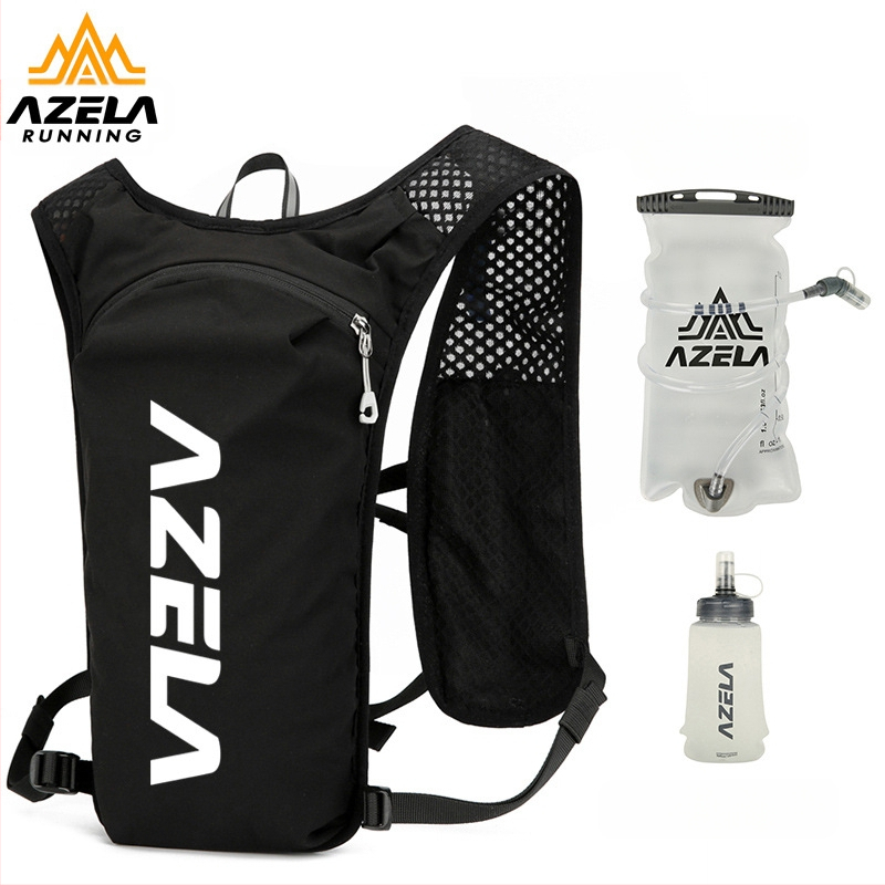Azera välistingimustes kasutatavate murdmaasuusatamise mägironimise seljakott 5L kiiresti kuivav maratonimatkamise seljakott hingav ratsakott