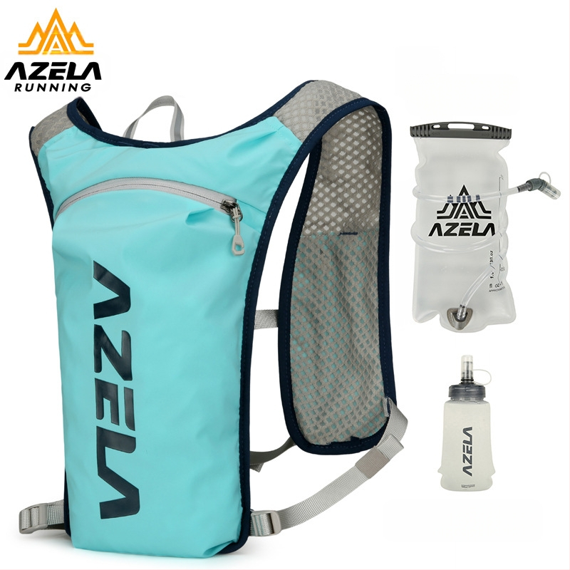 Azera välistingimustes kasutatavate murdmaasuusatamise mägironimise seljakott 5L kiiresti kuivav maratonimatkamise seljakott hingav ratsakott