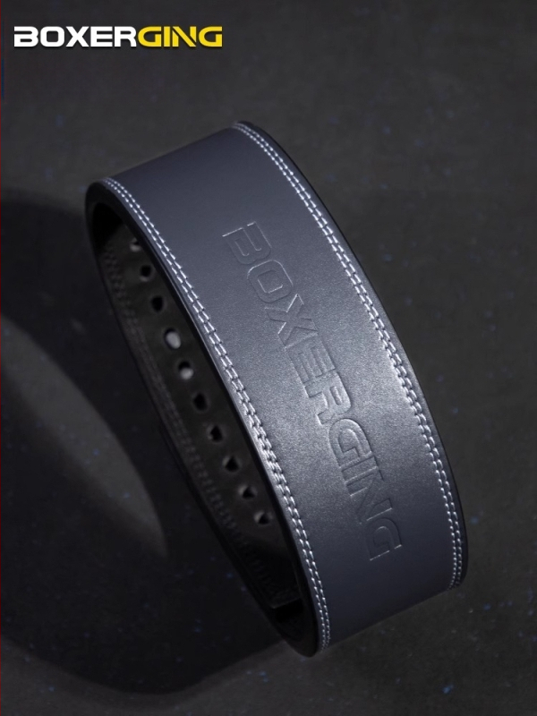 BOXERGING Erősítő Emelő Fitnesz Öv Gyorscsatos Guggolás Kemény Húzású Marhabőr Karos Emelő Testépítő Védőelemek Férfiaknak