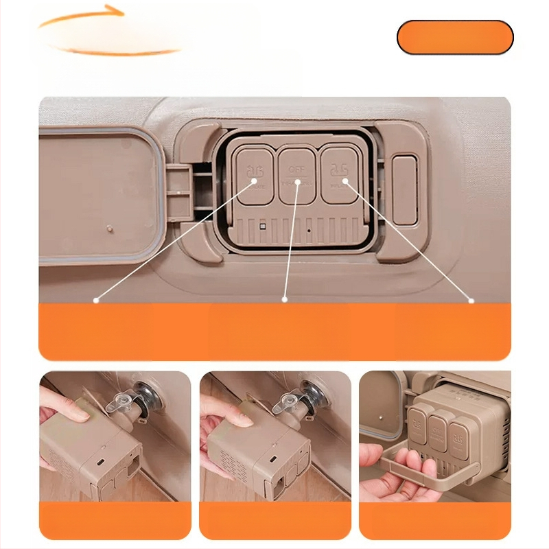 Надуваем матрак за употреба на открито, сгъваем, напълно автоматичен, подходящ за дома, офиса, преносим надуваем матрак за къмпинг