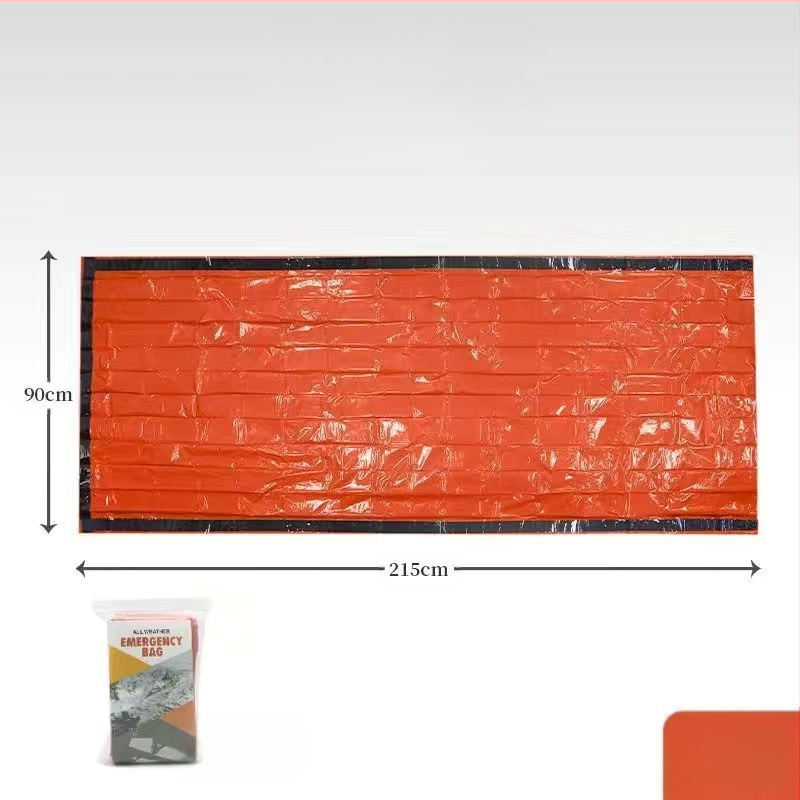 Преносим самоуправляващ се туристически авариен термо спален чувал за аварийно оцеляване, отразяващ къмпинг, трансграничен източник, фабрика