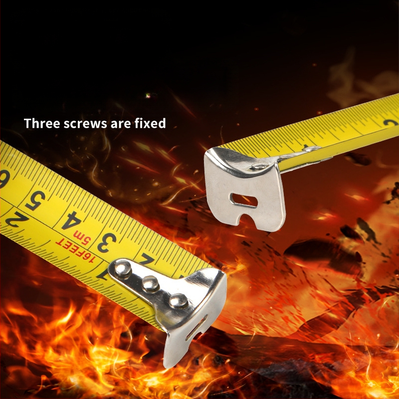 Užsienio prekybos britų juosta 5 m 3 m plieninė juosta sustorinta dilimui atspari liniuotė didelio tikslumo dėžutės matavimo juosta