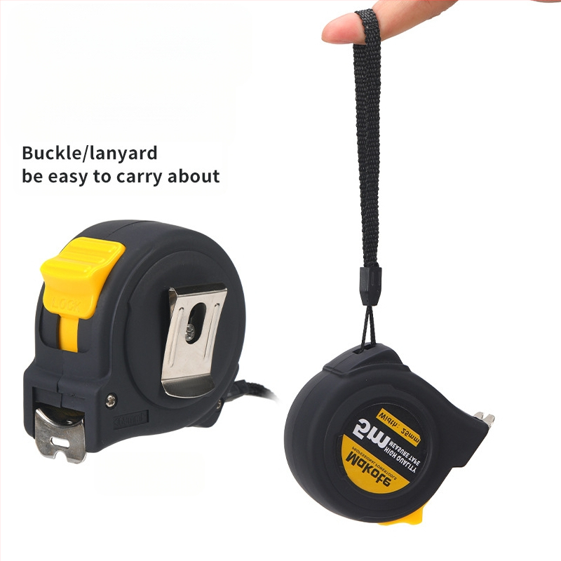 Užsienio prekybos britų juosta 5 m 3 m plieninė juosta sustorinta dilimui atspari liniuotė didelio tikslumo dėžutės matavimo juosta