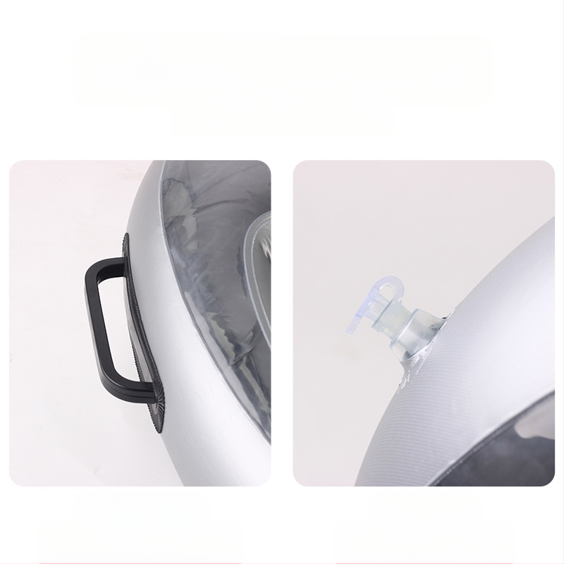 Tehase otsene täispuhutav veejääbaar kaheksa auguga joogiriiul ujuv jääämber õlu puuviljataldrik toidubaar