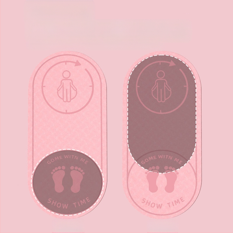 TPE jógaszőnyeg tánc különleges vastagított ovális némítás csúszásmentes kötél ugrószőnyeg sport fitnesz nagy kötél ugrószőnyeg