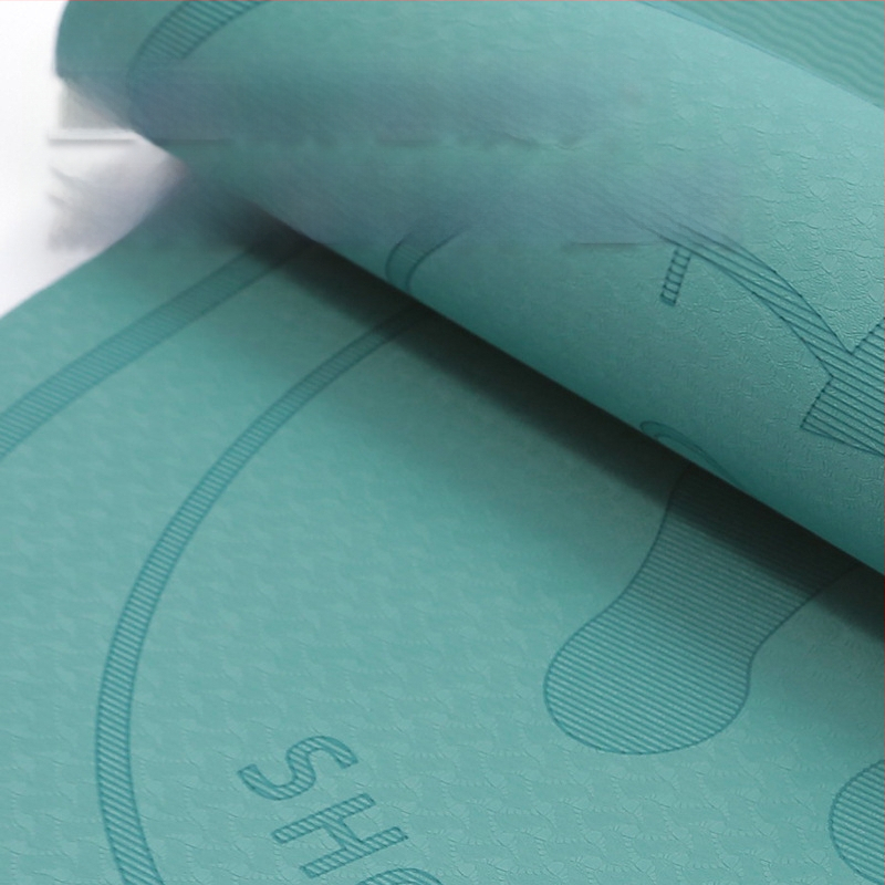 TPE jógaszőnyeg tánc különleges vastagított ovális némítás csúszásmentes kötél ugrószőnyeg sport fitnesz nagy kötél ugrószőnyeg