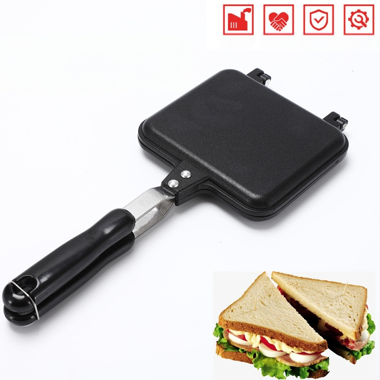 szendvics sütőforma kétoldalas serpenyő kenyérsütő forma tapadásmentes kétoldalas serpenyő szendvicskészítő