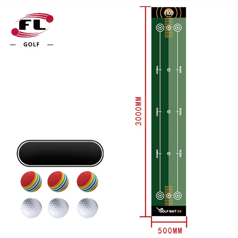 Gyári közvetlen értékesítés beltéri golfütő gyakorló eszköz gyakorlószőnyeg ütőmatrac készlet golftakaró