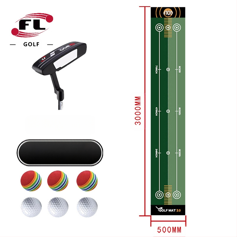 Gyári közvetlen értékesítés beltéri golfütő gyakorló eszköz gyakorlószőnyeg ütőmatrac készlet golftakaró