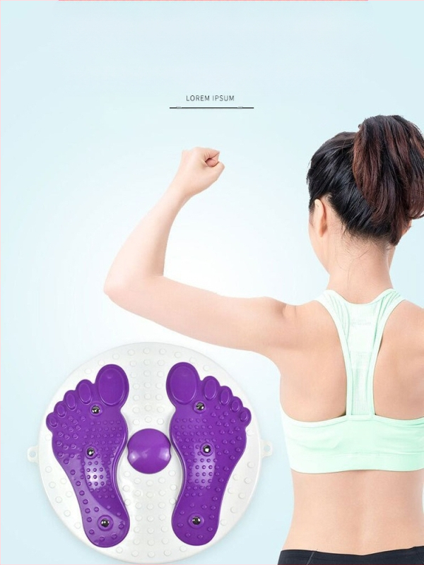 Juosmens sukimo disko fitneso įranga 3D masažas pėdų sukimas juosmens diskas besisukantis diskas pilvo liekninimas magnetinė terapija masažas