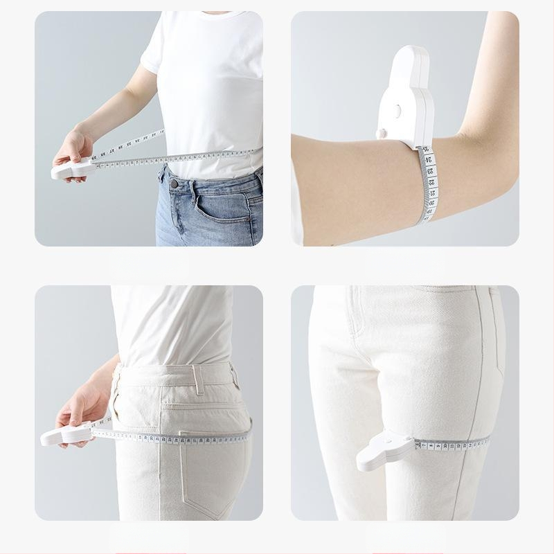 Prekogranično mjerenje mekog ravnala s tri opsega, automatsko mjerenje fitnessa, ravnalo za opseg tijela, ravnalo za mjerenje opsega struka, opsega nogu, mjerna traka za kućanstvo, mjerna traka