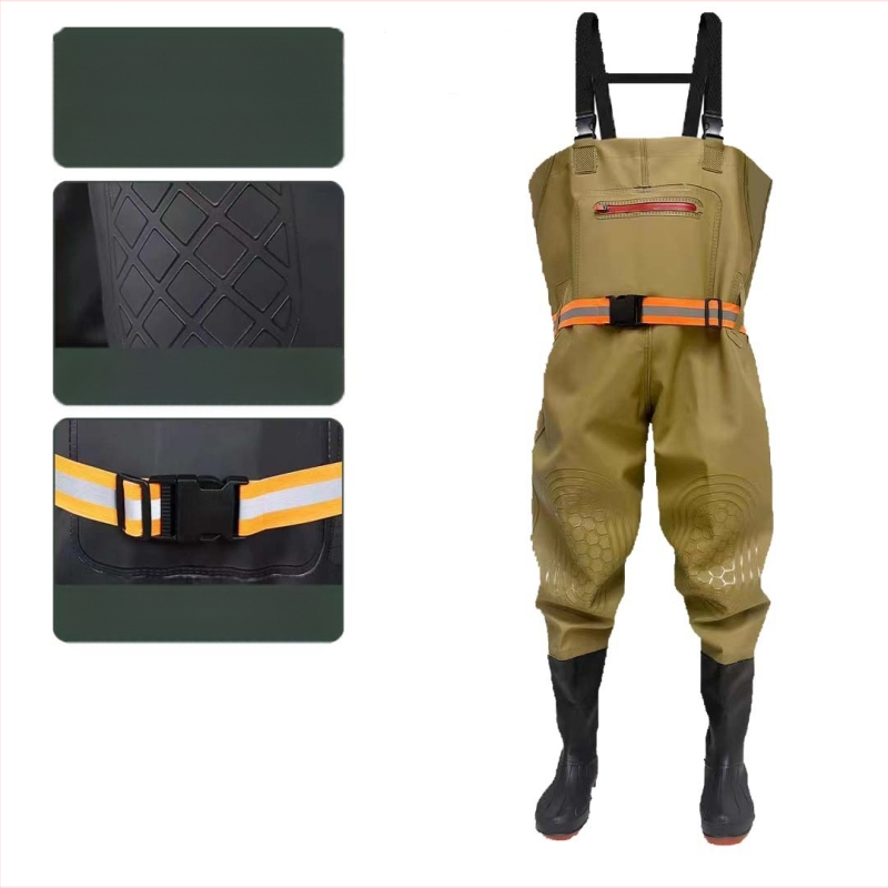 Rinnal suur tasku paksendatud aluspüksid poolpikad kalastusriided ja rinnal kalastusriided kahlamispüksid uued pit-riided aluspüksid