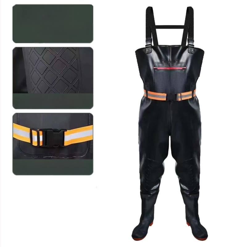 Rinnal suur tasku paksendatud aluspüksid poolpikad kalastusriided ja rinnal kalastusriided kahlamispüksid uued pit-riided aluspüksid