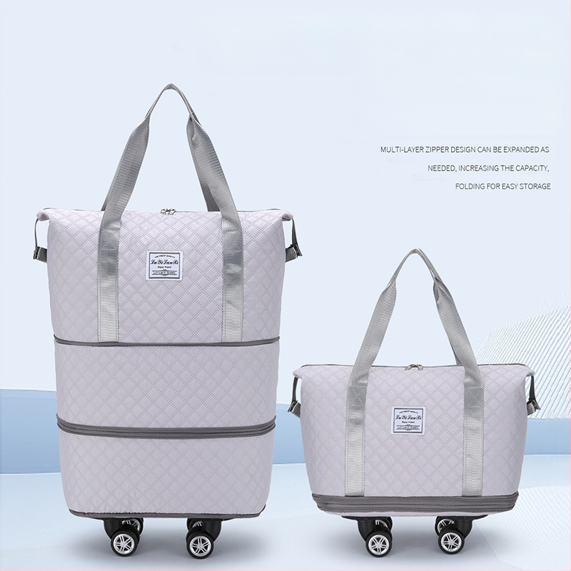 Ceļojuma soma, paplašināma, salokāma, lielas ietilpības, universāla, trīsslāņu, pagarināta iekāpšanas soma, pārvietojama uzglabāšanas soma