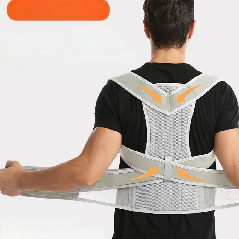 Orteză cu cocoașă, cu umăr deschis, spate drept, pentru bărbați și femei, special pentru scolioză, orteză pentru adulți, cu artefact