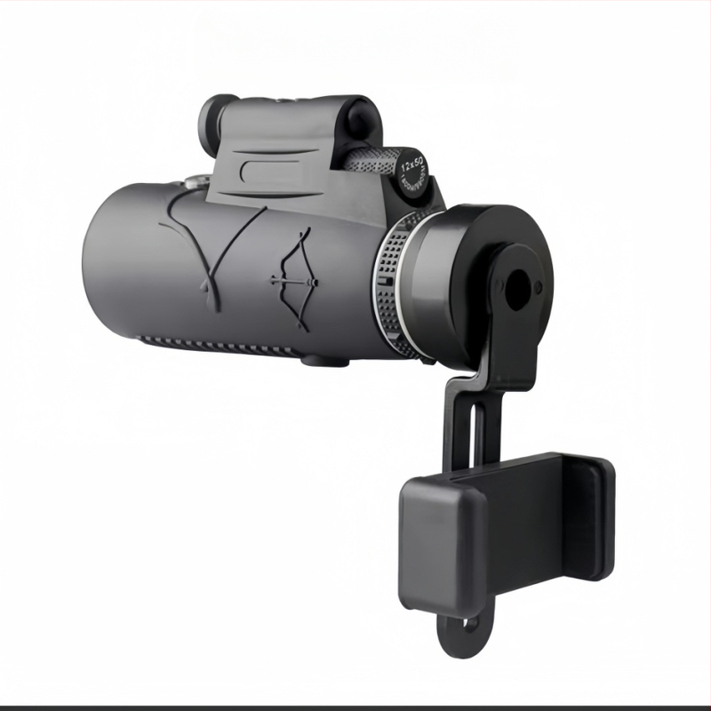 Tehase otsetarnekogus soodsalt valgustuslaseriga 12 * 50, ühe toruga teleskoobiga mobiiltelefoni kaameraga