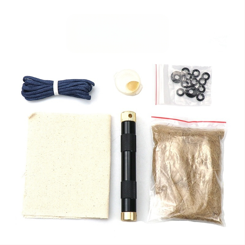 Kültéri dugattyús lőfegyver légkompressziós tűztér kültéri praktikus tűzszerszám kemping túlélő szerszámkészlet