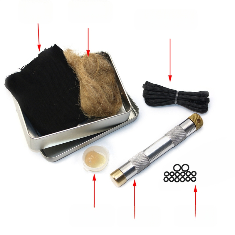 Kültéri dugattyús lőfegyver légkompressziós tűztér kültéri praktikus tűzszerszám kemping túlélő szerszámkészlet