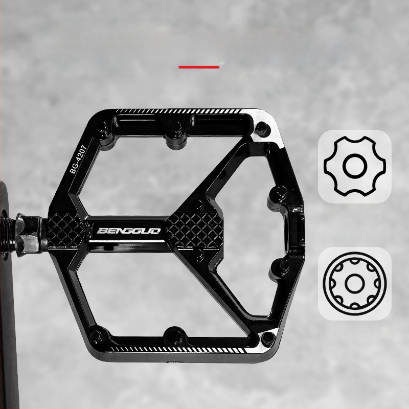 Dviračio pedalas, kalnų dviračių pedalas, aliuminio lydinio liejimo dvigubas DU Peilin pedalas, tarpvalstybinė lauko važiavimo įranga