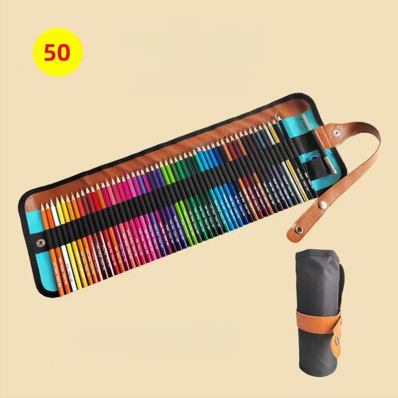 Didelės talpos skylėtas rašiklis užuolaidoms, drobė, pieštukų dėklas mokiniams, vaikų dailės piešimas, eskizas, spalvotas švinas, tapyba, kanceliarinių prekių krepšys, daugiaspalvis