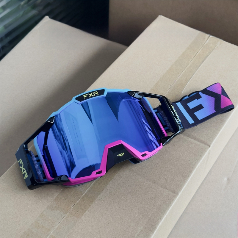 Ochelari de ciclism Fxr anti-aburire cu strat dublu, ochelari de protecție pentru biciclete de munte off-road, ochelari de protecție pentru schi și motociclete, rezistenți la vânt