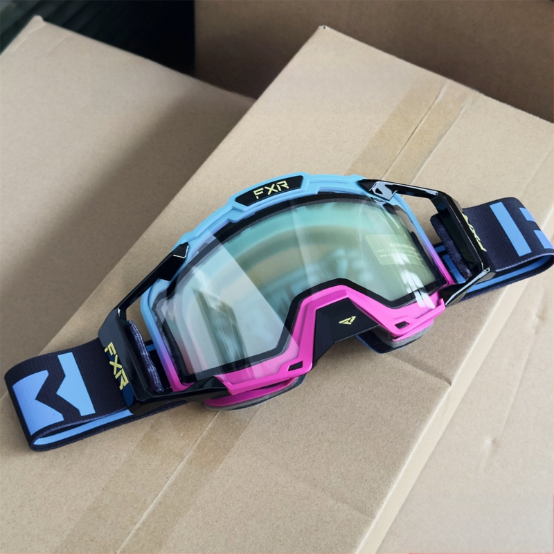 Ochelari de ciclism Fxr anti-aburire cu strat dublu, ochelari de protecție pentru biciclete de munte off-road, ochelari de protecție pentru schi și motociclete, rezistenți la vânt