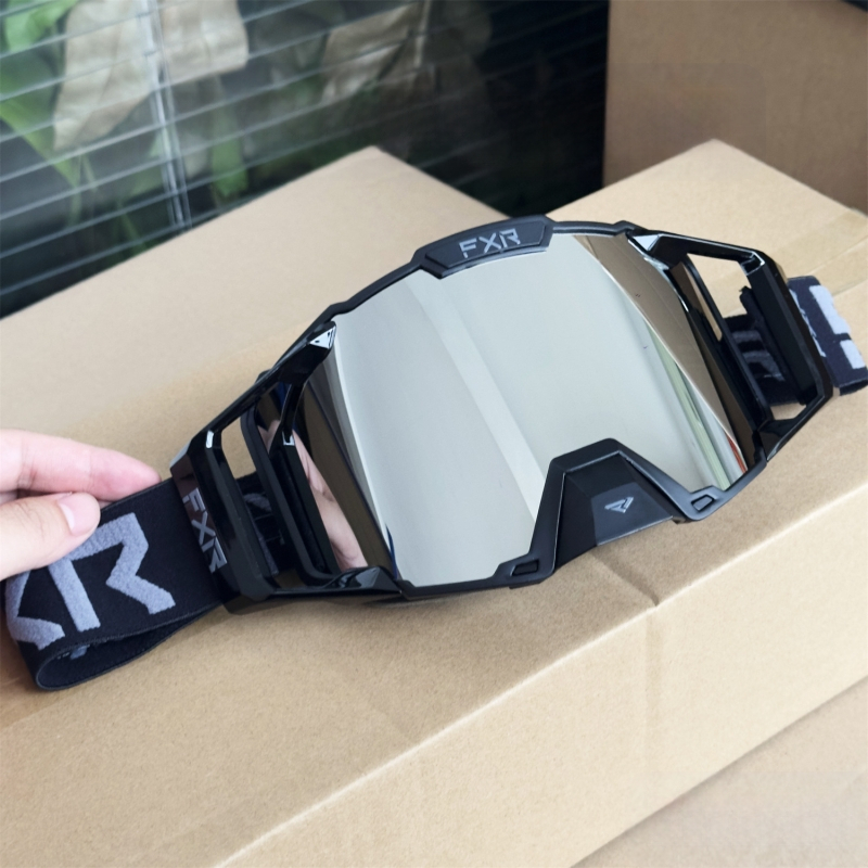 Ochelari de ciclism Fxr anti-aburire cu strat dublu, ochelari de protecție pentru biciclete de munte off-road, ochelari de protecție pentru schi și motociclete, rezistenți la vânt