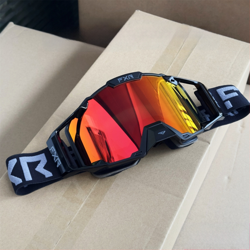 Ochelari de ciclism Fxr anti-aburire cu strat dublu, ochelari de protecție pentru biciclete de munte off-road, ochelari de protecție pentru schi și motociclete, rezistenți la vânt