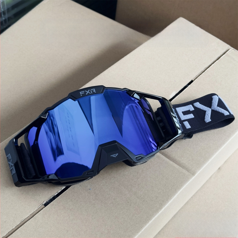 Ochelari de ciclism Fxr anti-aburire cu strat dublu, ochelari de protecție pentru biciclete de munte off-road, ochelari de protecție pentru schi și motociclete, rezistenți la vânt