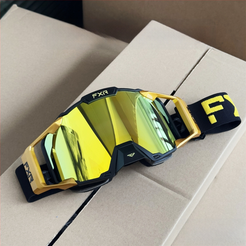 Ochelari de ciclism Fxr anti-aburire cu strat dublu, ochelari de protecție pentru biciclete de munte off-road, ochelari de protecție pentru schi și motociclete, rezistenți la vânt