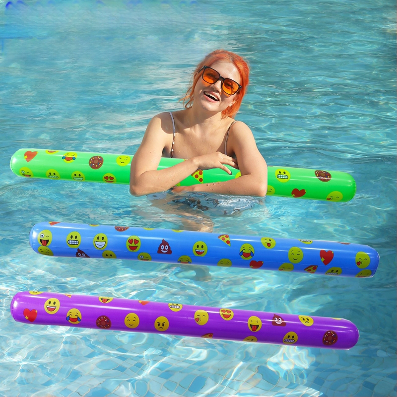 Nauja pripučiama PVC žaidimų lazda baseinui, treniruočių plūdrumo lazda, vaikai mokosi plaukti, oro lazda