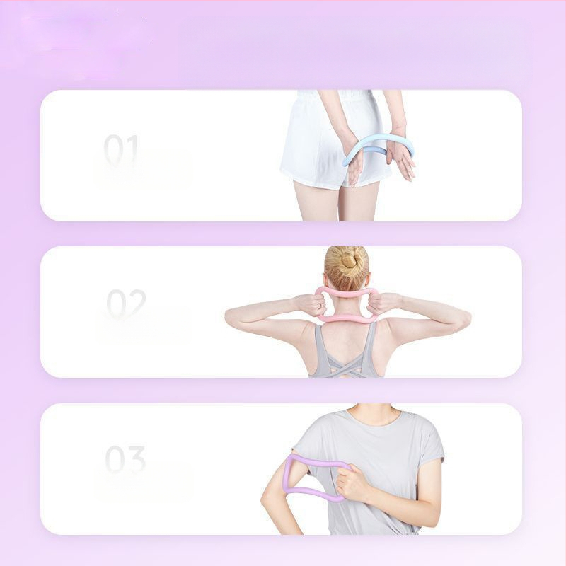 Avatud õlaga seljaga joogarõngas, venitus- ja lõõgastusrõngas, pilatese tpr pehme fastsiaalne venitusrõngas, treeningrõngas