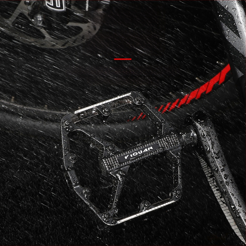 Gamyklinis didmeninis kalnų dviračių aliuminio lydinio pedalo pedalas neslystantis platėjantis nagų pedalas dviračių priedai