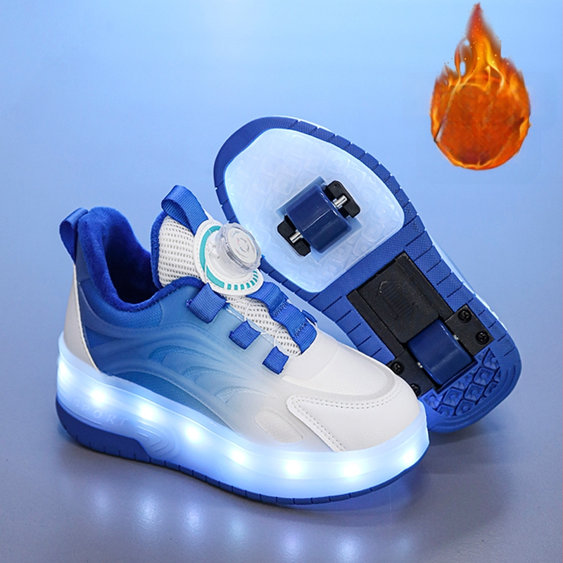 Bērnu apavi Zēnu sporta apavi 2023. gada jaunpienācēji Grozāma sprādze Bērnu stilīgas kibernoziegumu svinētājas Kokses rudens zibspuldzes skrituļslidas