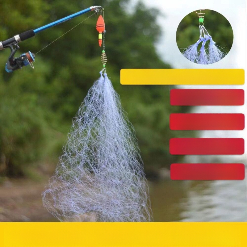 Overlord csomag robbanóháló halászháló halászháló robbanóhorog fehér csík öntapadós háló öntapadós halászháló drótháló széle