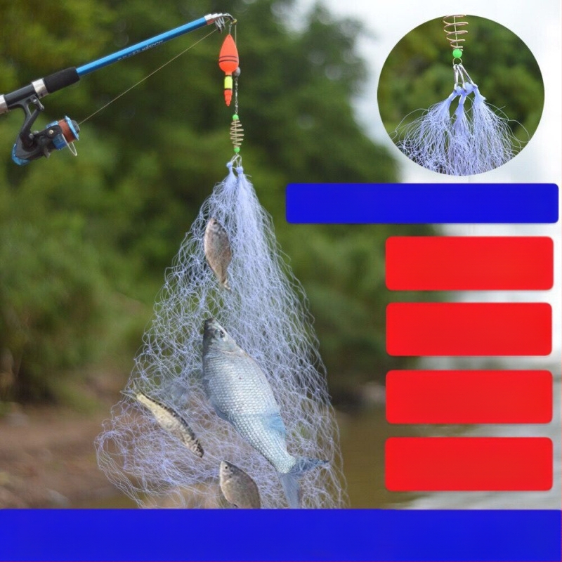 Overlord csomag robbanóháló halászháló halászháló robbanóhorog fehér csík öntapadós háló öntapadós halászháló drótháló széle