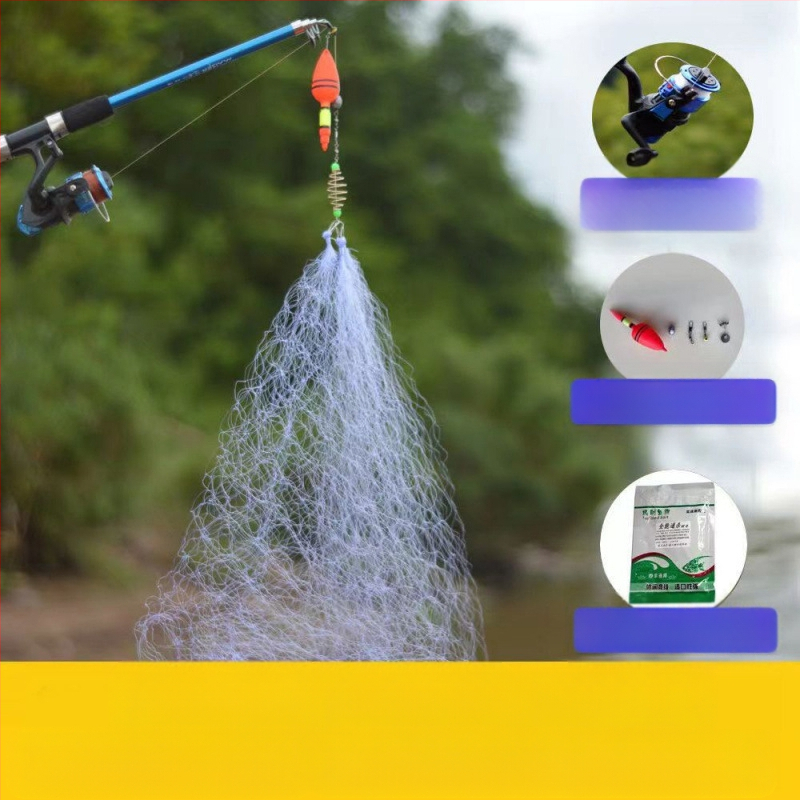 Overlord csomag robbanóháló halászháló halászháló robbanóhorog fehér csík öntapadós háló öntapadós halászháló drótháló széle