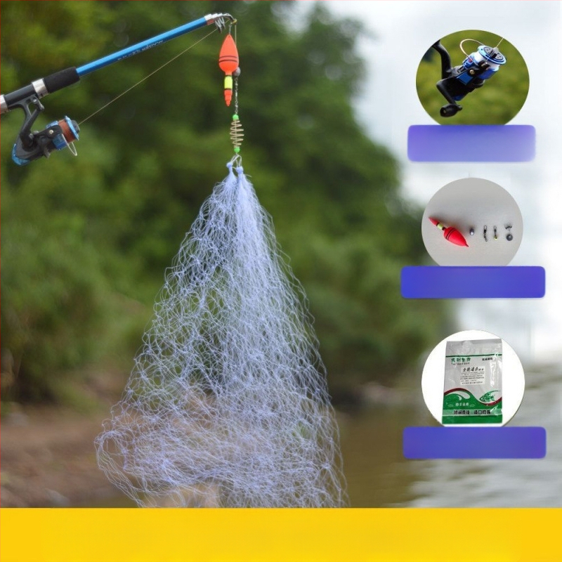 Overlord csomag robbanóháló halászháló halászháló robbanóhorog fehér csík öntapadós háló öntapadós halászháló drótháló széle