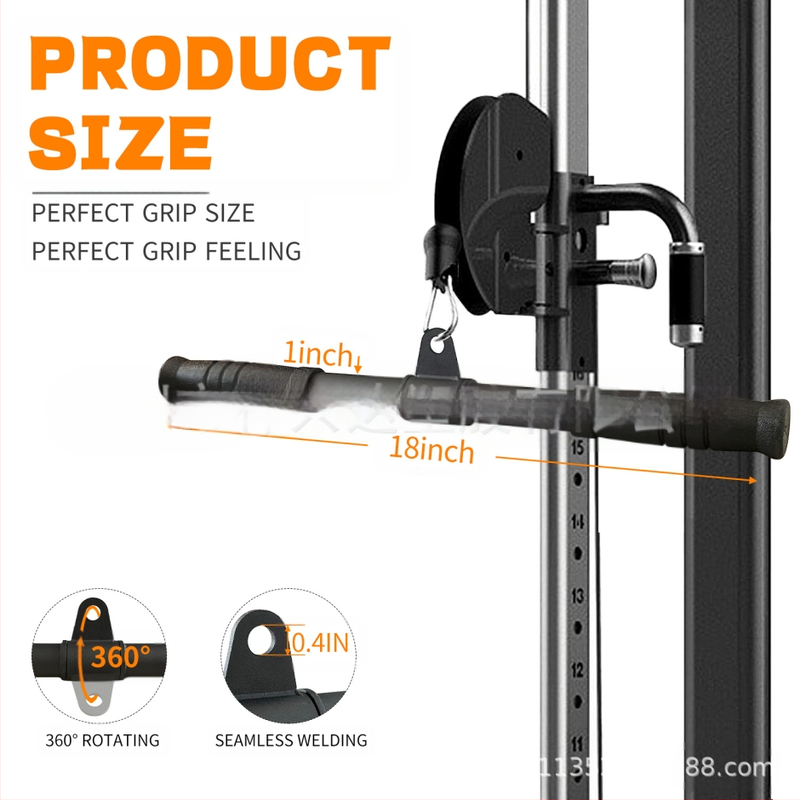 Irklavimo įrangos priedai tricepsui, dvigalvė virvė, aukštai tempiama rankena, fitneso įrangos rankena