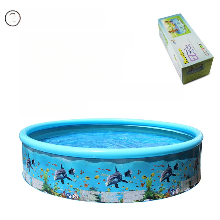 Didelis lauko pripučiamas baseinas namams apvalus baseinas vaikams uždaras sulankstomas baseinas plaukų karta