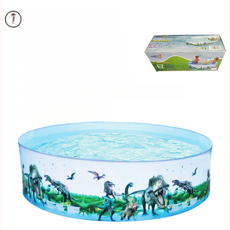 Didelis lauko pripučiamas baseinas namams apvalus baseinas vaikams uždaras sulankstomas baseinas plaukų karta