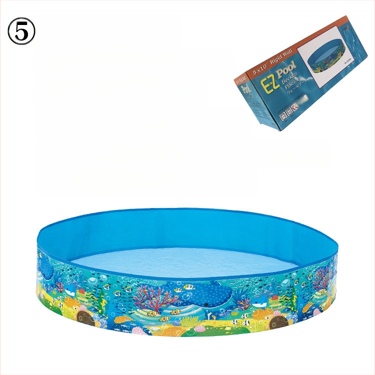 Didelis lauko pripučiamas baseinas namams apvalus baseinas vaikams uždaras sulankstomas baseinas plaukų karta