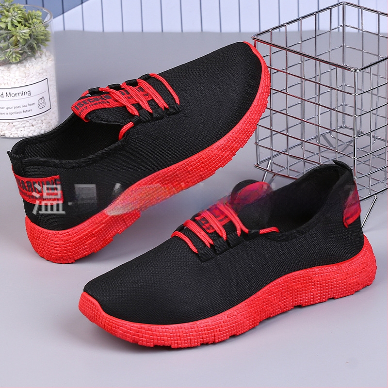 Új fűzős férfi sportcipők, divatos, hétköznapi, puha talpú, kényelmes diákcipők, egyrészes, drop-shipping könnyű futócipők férfiaknak