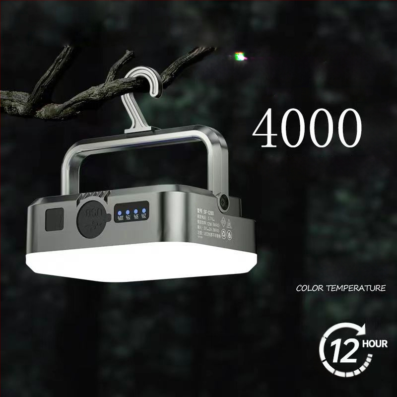 Uus piiriülene LED-kämpingustiilis valguskotiga telgivalgusti, õues kasutatav multifunktsionaalne SC-kämpingustiilis valguskotiga valgustus, hobuselatern