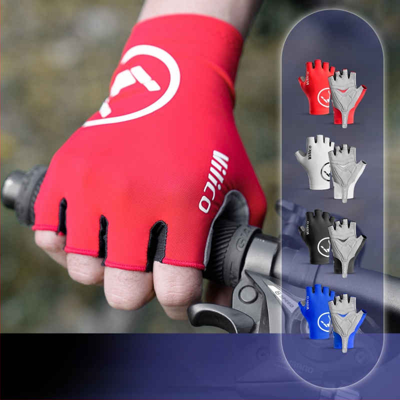 Parduodamos pavasario ir vasaros alpinizmo ir dviračių sportui skirtos smūgius sugeriančios pusės piršto pirštinės, neslystančios, atsparios dilimui, elastingos, kvėpuojančios dviračių pirštinės