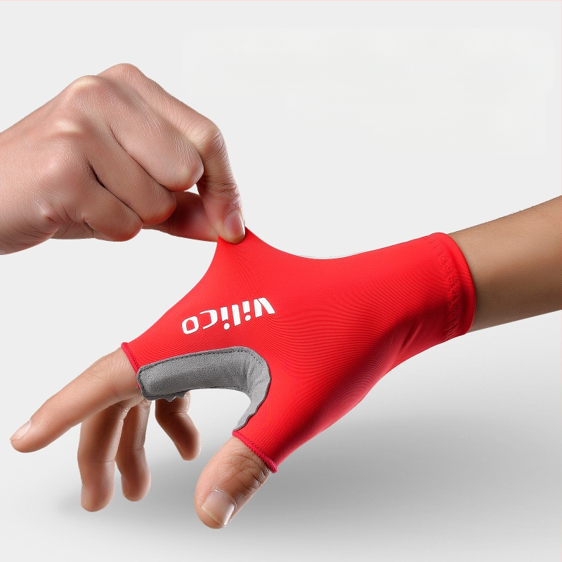 Parduodamos pavasario ir vasaros alpinizmo ir dviračių sportui skirtos smūgius sugeriančios pusės piršto pirštinės, neslystančios, atsparios dilimui, elastingos, kvėpuojančios dviračių pirštinės