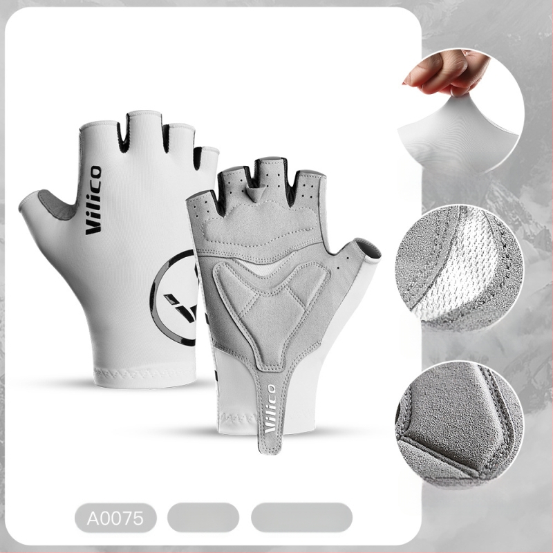 Parduodamos pavasario ir vasaros alpinizmo ir dviračių sportui skirtos smūgius sugeriančios pusės piršto pirštinės, neslystančios, atsparios dilimui, elastingos, kvėpuojančios dviračių pirštinės