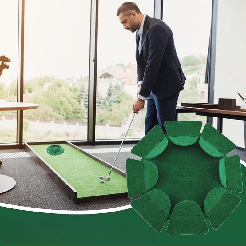Népszerű golfütő korong, röpített, hordozható mini szimulált lyukkupa koronggolf gyakorló kellékek