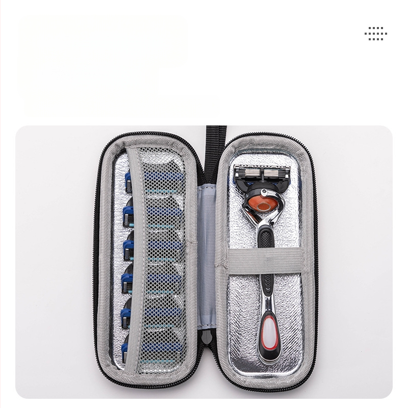 Eva borotva kézi kozmetikai táska Gillette Labs termo borotvatáska Régi vágású univerzális borotvatároló doboz